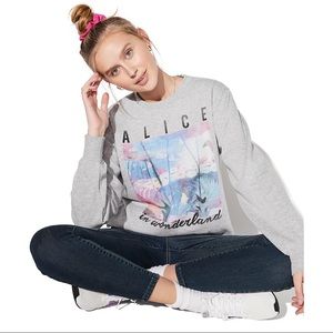 Public Library Alice In Wonderland Pullover Small